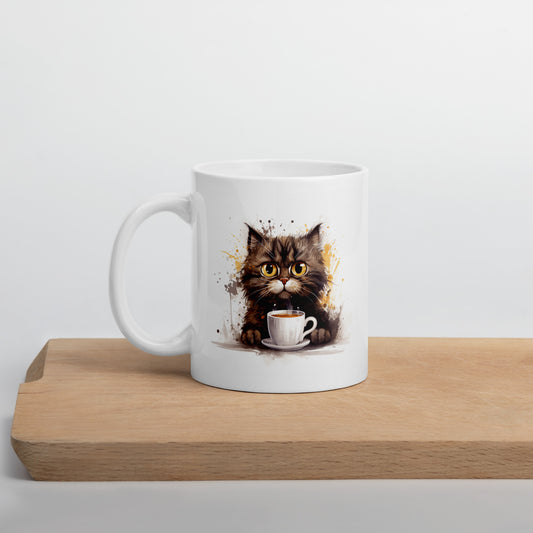 Scruffy Cat Cappuccino