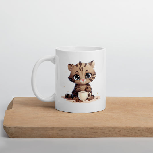 Cute Coffee Cat